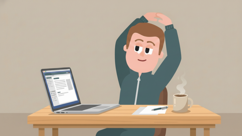 Deskbound but Not Doomed: Office-Friendly Desk Exercises for People Who Sit All Day