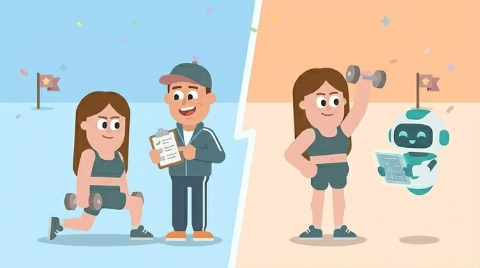 AI Personal Trainer vs Human Coach: When Each One Wins